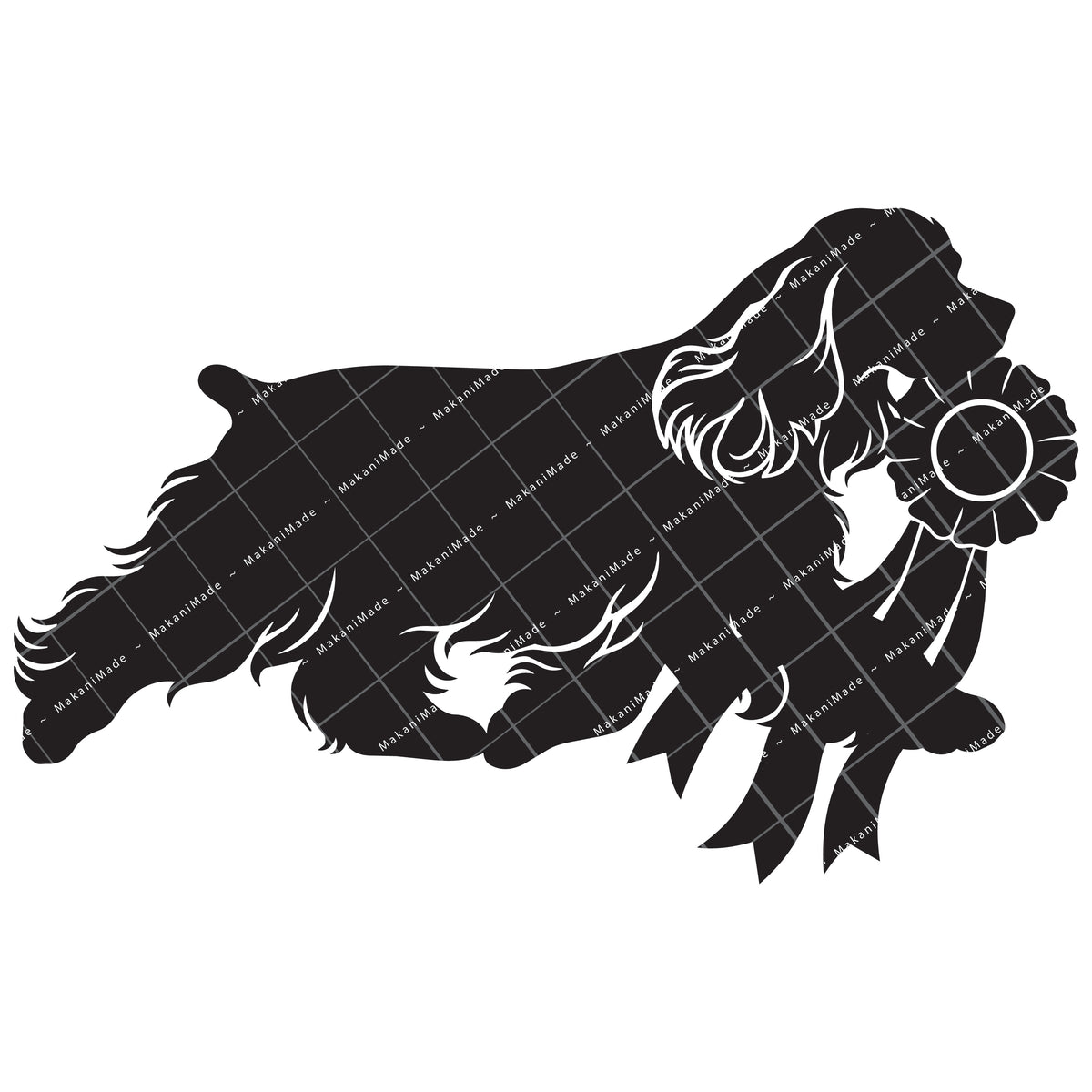Rosette Winner Cocker Spaniel Decal