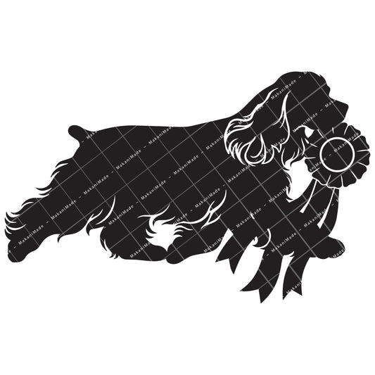 Rosette Winner Cocker Spaniel Decal