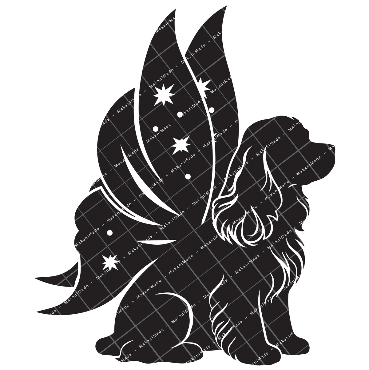 Fairy Wing Cocker Spaniel Decal