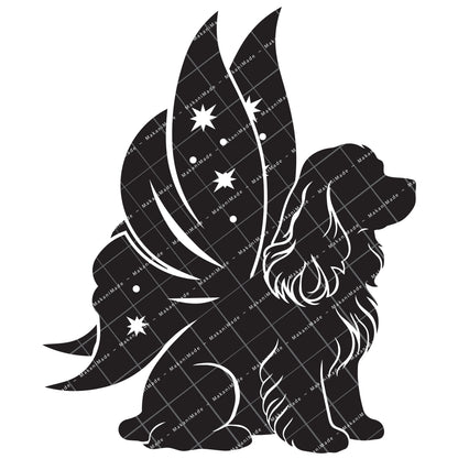 Fairy Wing Cocker Spaniel Decal