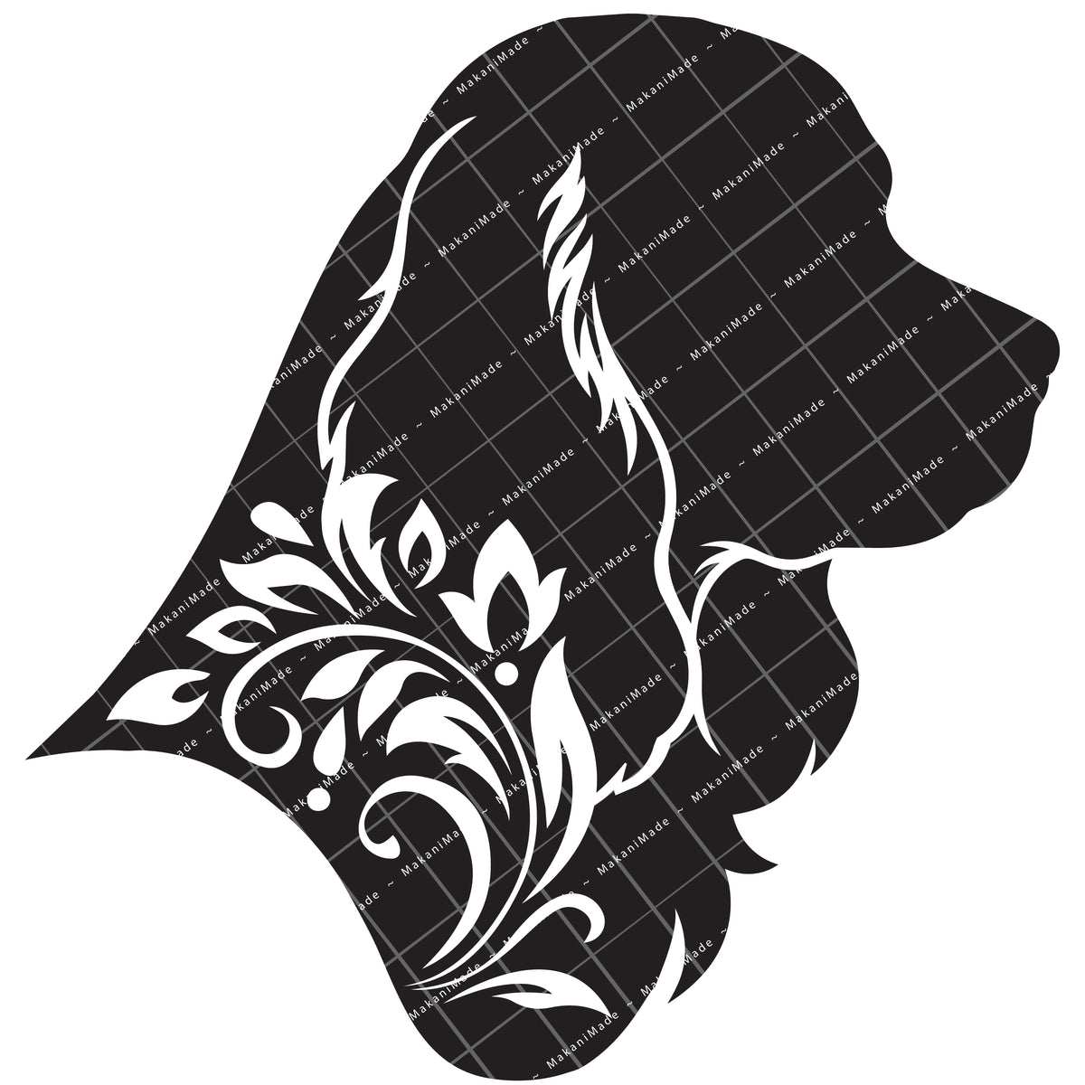 Profile Cutout Cocker Spaniel Decal