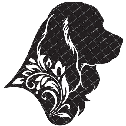 Profile Cutout Cocker Spaniel Decal