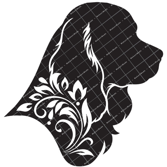 Profile Cutout Cocker Spaniel Decal