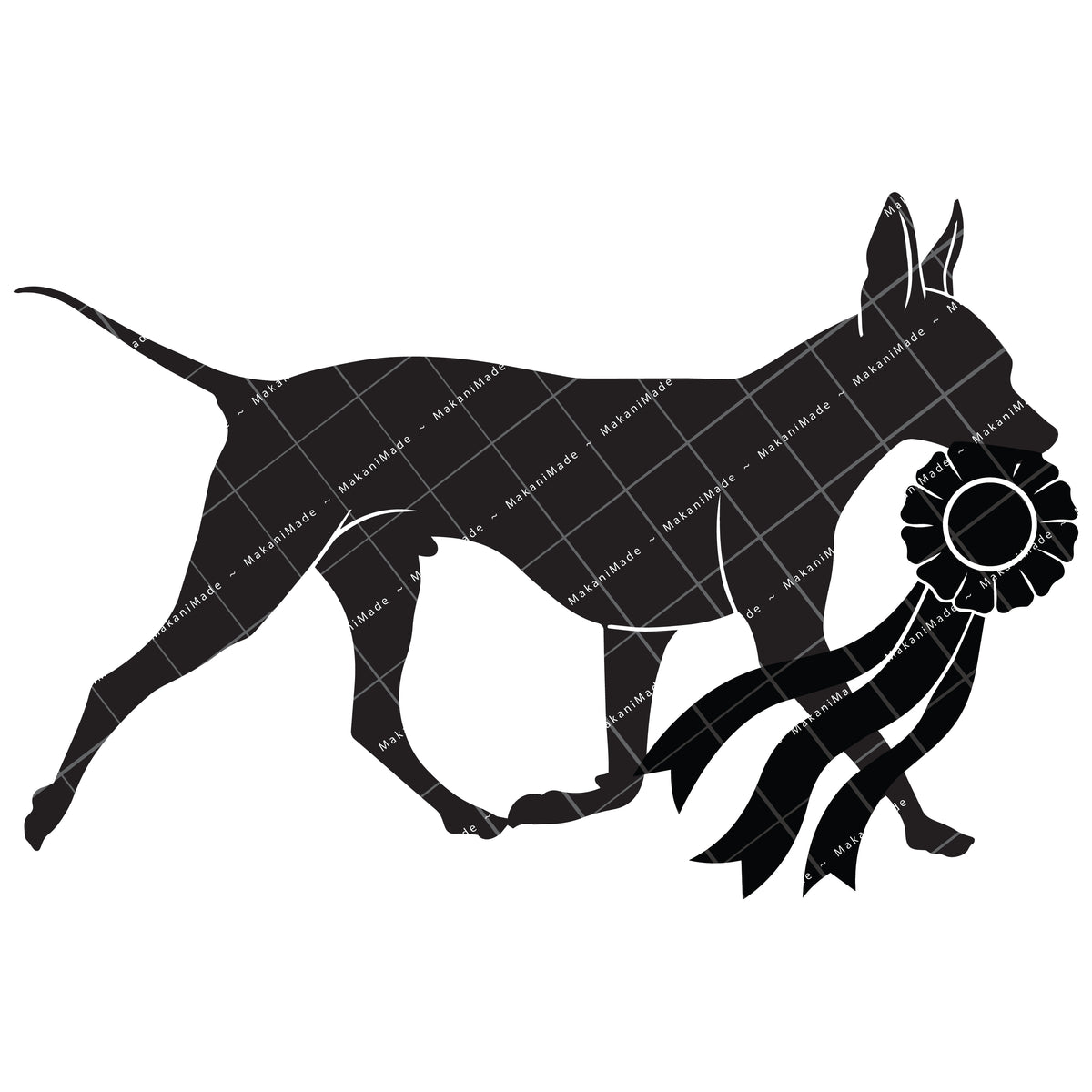 Rosette Winner American Hairless Terrier Decal