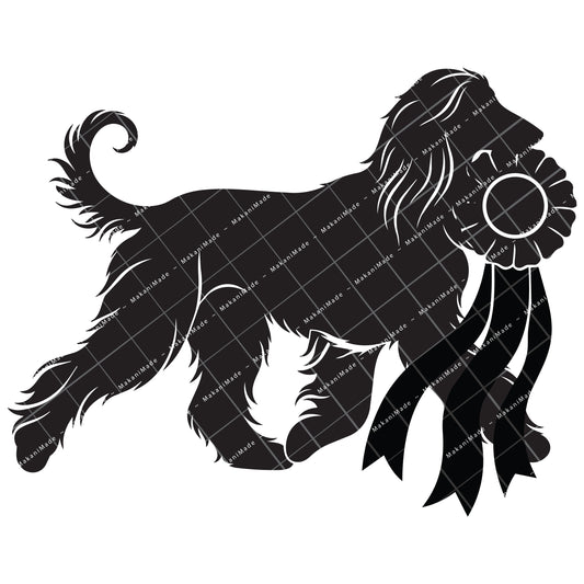 Rosette Winner Afghan Hound Decal