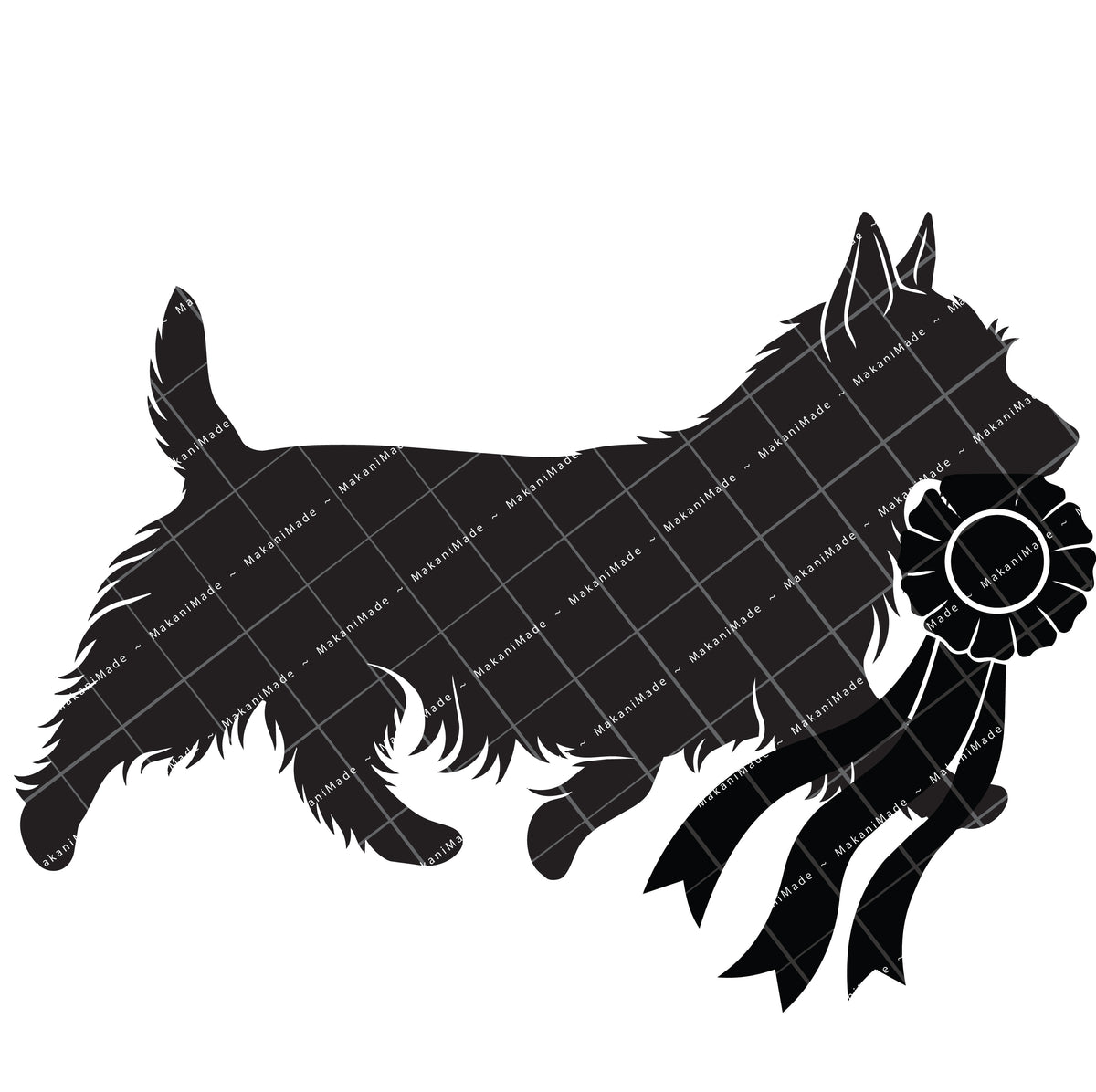 Rosette Winner Australian Terrier Decal