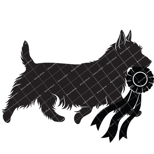 Rosette Winner Australian Terrier Decal