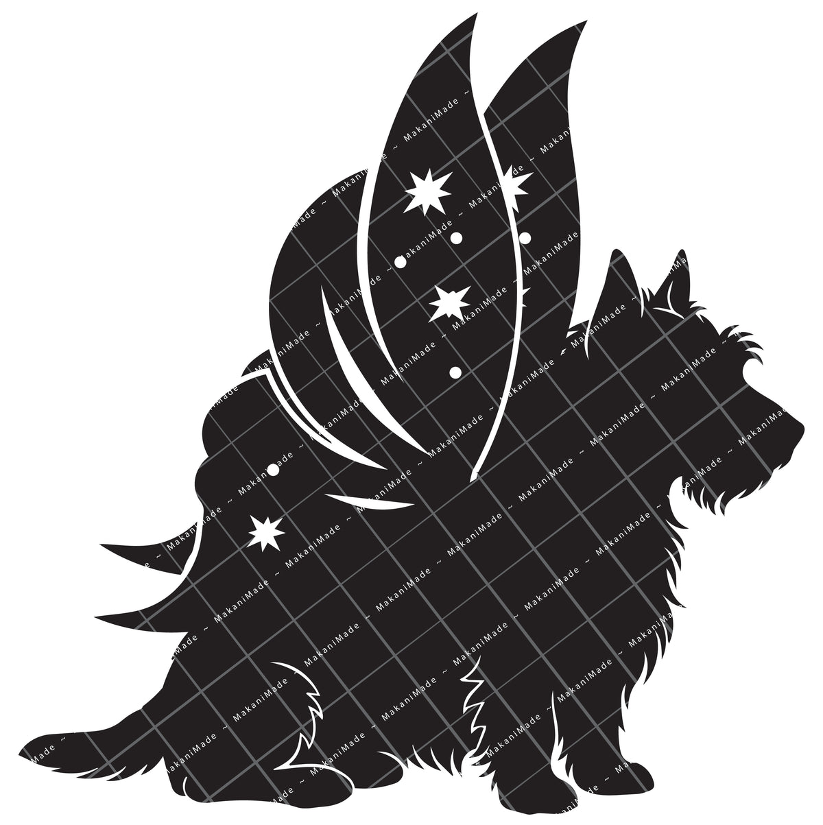 Fairy Wing Australian Terrier Decal