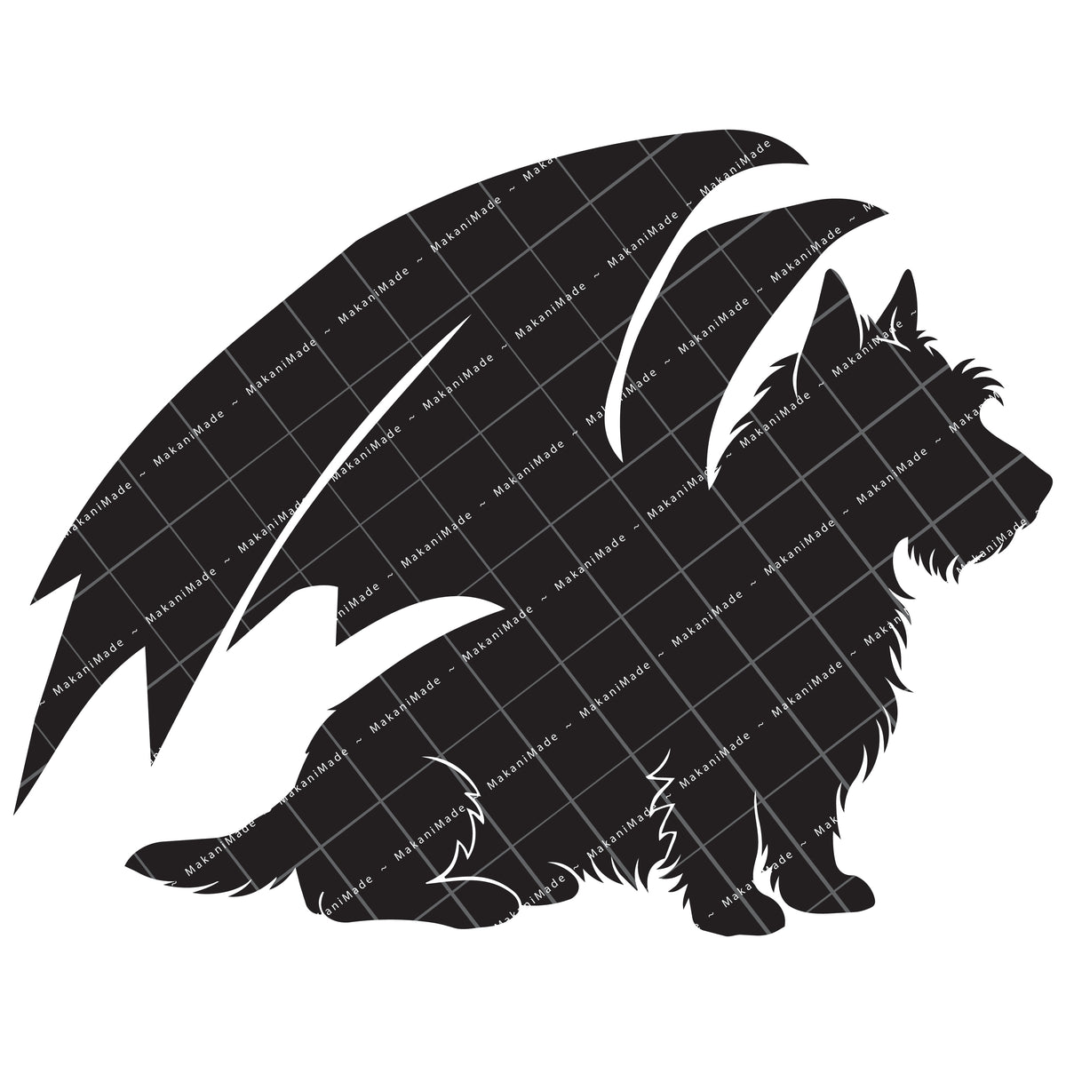 Dragon Wing Australian Terrier Decal