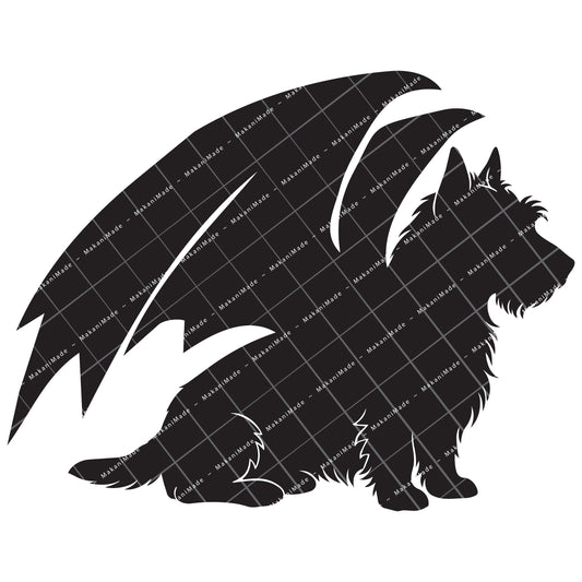 Dragon Wing Australian Terrier Decal