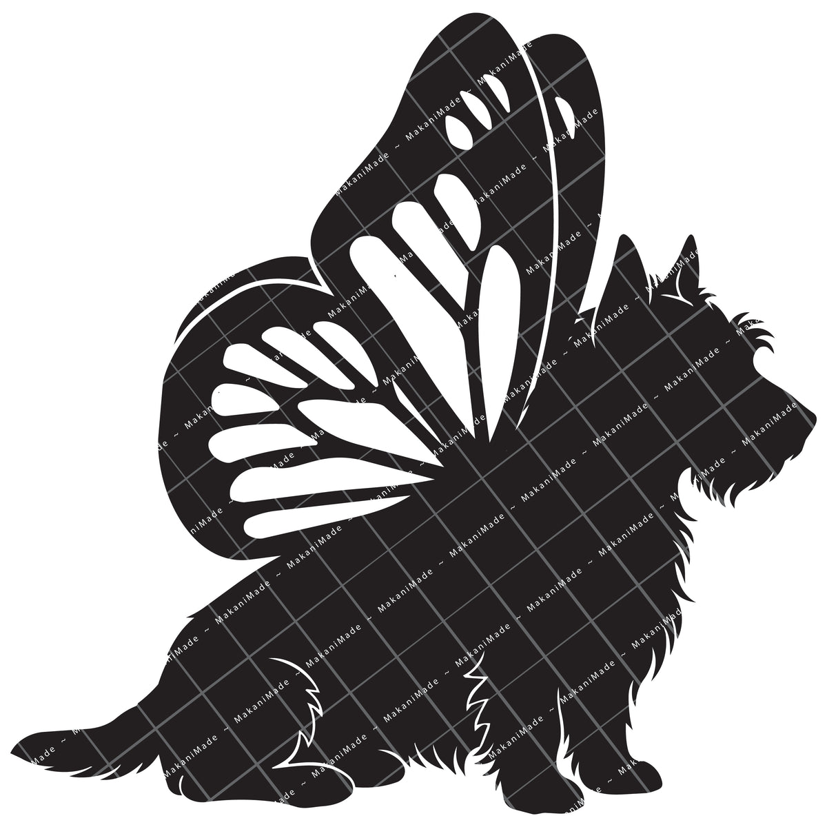 Monarch Wing Australian Terrier Decal