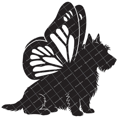 Monarch Wing Australian Terrier Decal