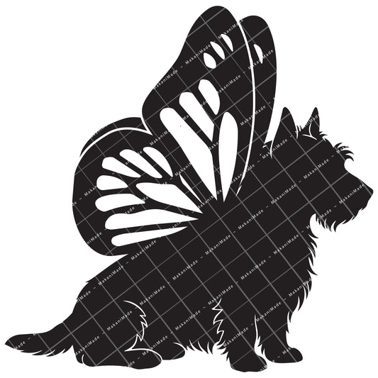 Monarch Wing Australian Terrier Decal