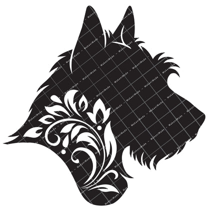 Profile Cutout Australian Terrier Decal