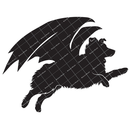 Leaping Dragon Australian Shepherd Decal