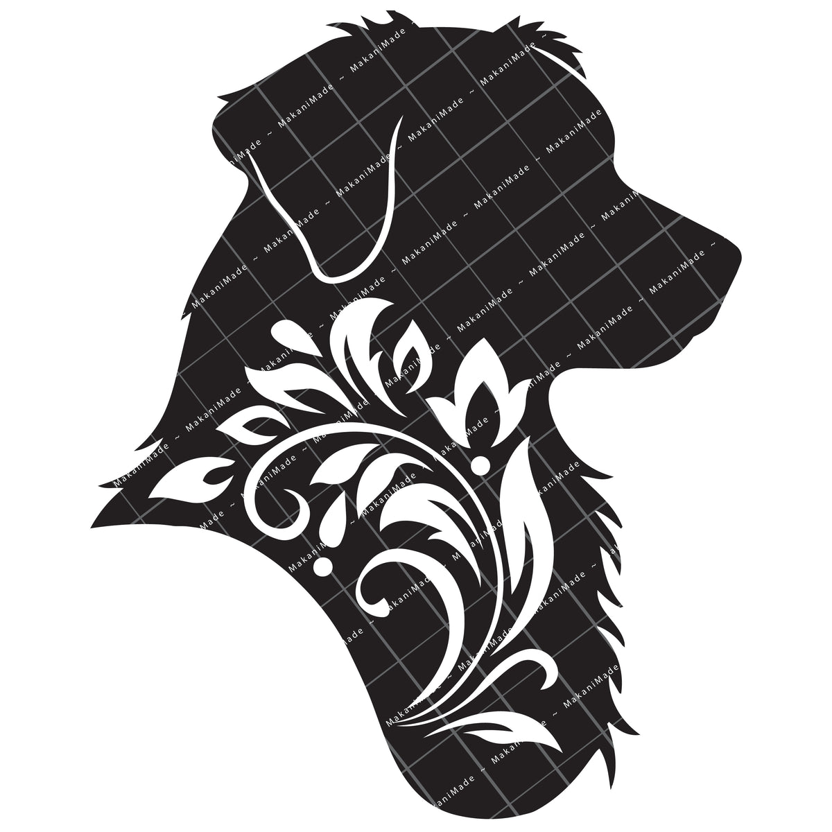 Profile Cutout Australian Shepherd Decal