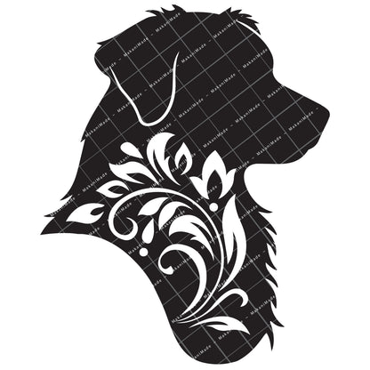 Profile Cutout Australian Shepherd Decal