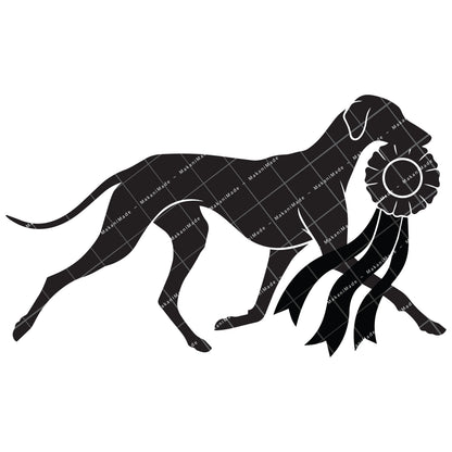 Rosette Winner Azawakh Decal