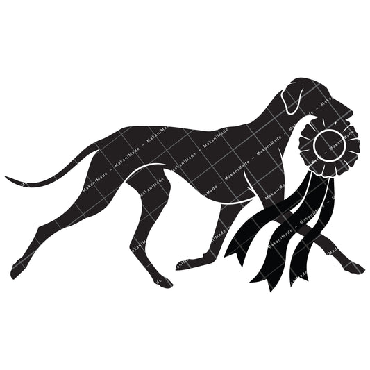Rosette Winner Azawakh Decal