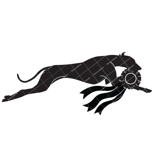 Coursing Rosette Azawakh Decal
