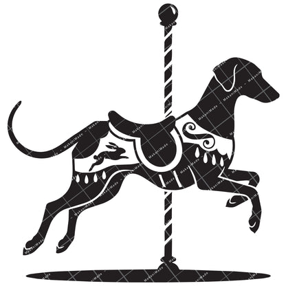 Carousel Azawakh Decal