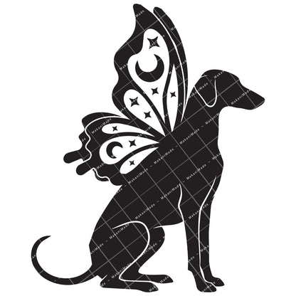 Butterfly Wing Azawakh Decal