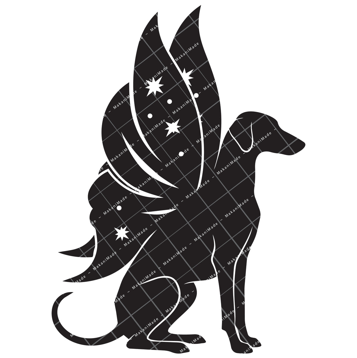 Fairy Wing Azawakh Decal