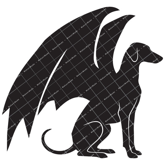 Dragon Wing Azawakh Decal