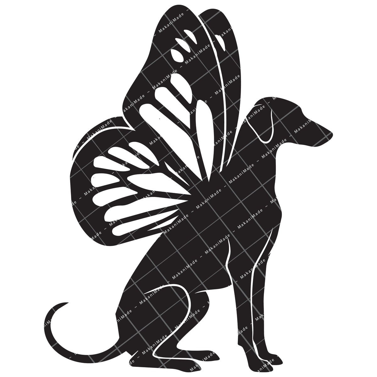 Monarch Wing Azawakh Decal