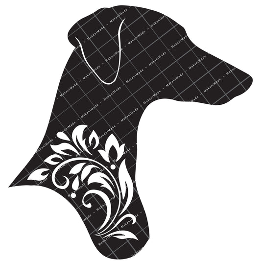 Profile Cutout Azawakh Decal