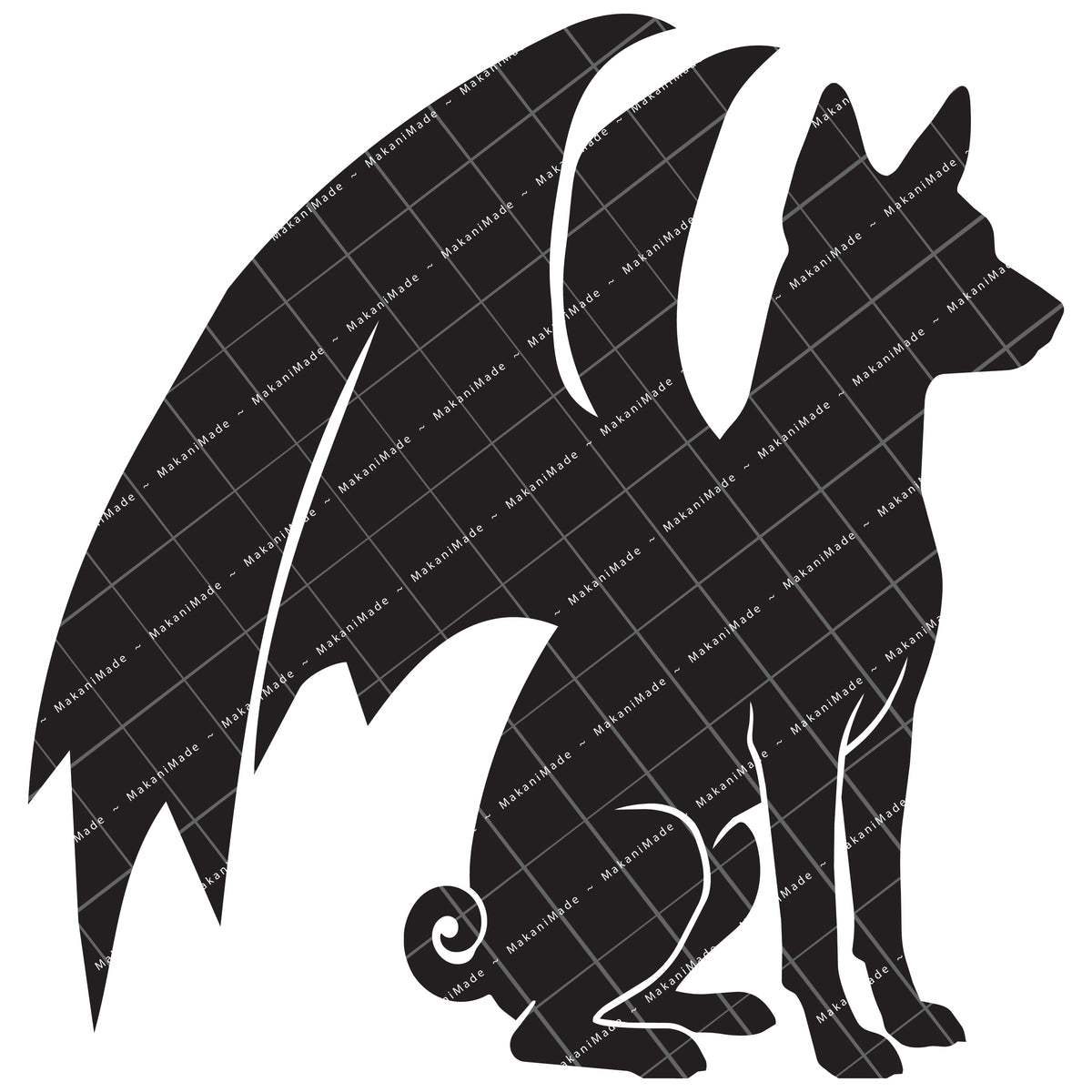 Dragon Wing Basenji Decal