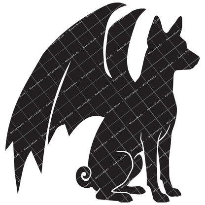 Dragon Wing Basenji Decal