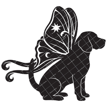 Moth Wing Beagle Decal