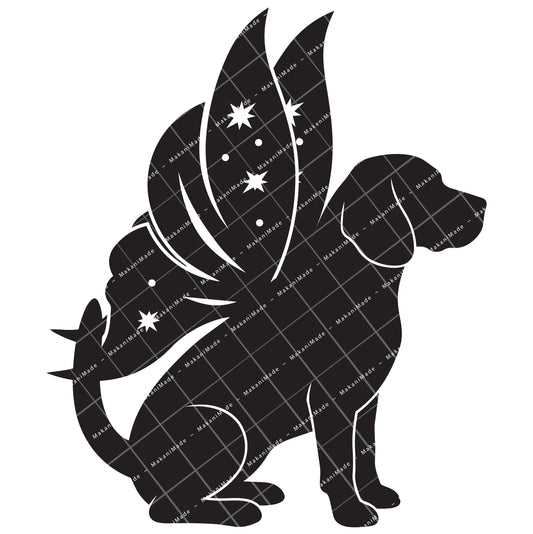 Fairy Wing Beagle Decal