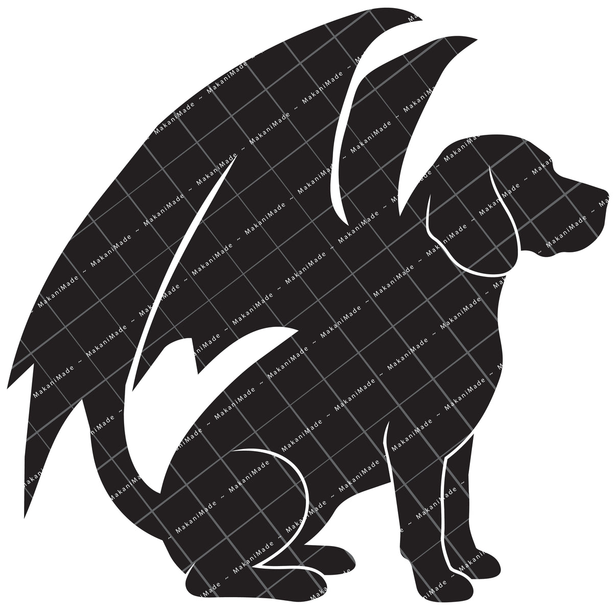 Dragon Wing Beagle Decal