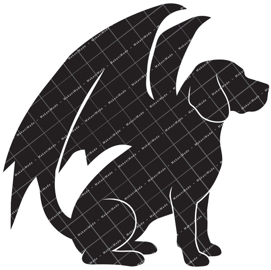 Dragon Wing Beagle Decal