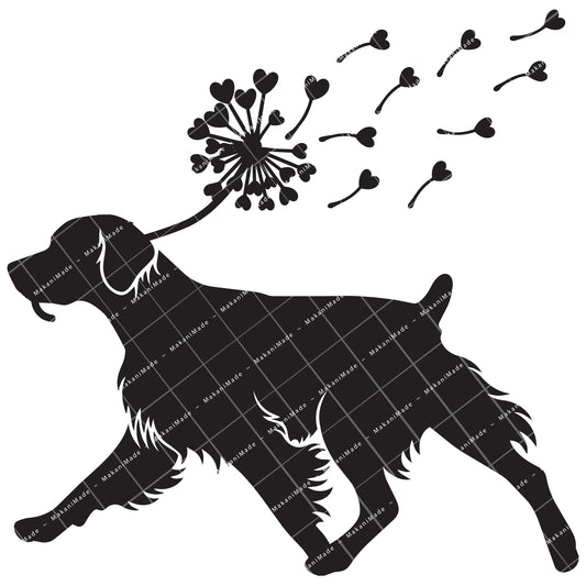 Dandelion Fluff Brittany Decal