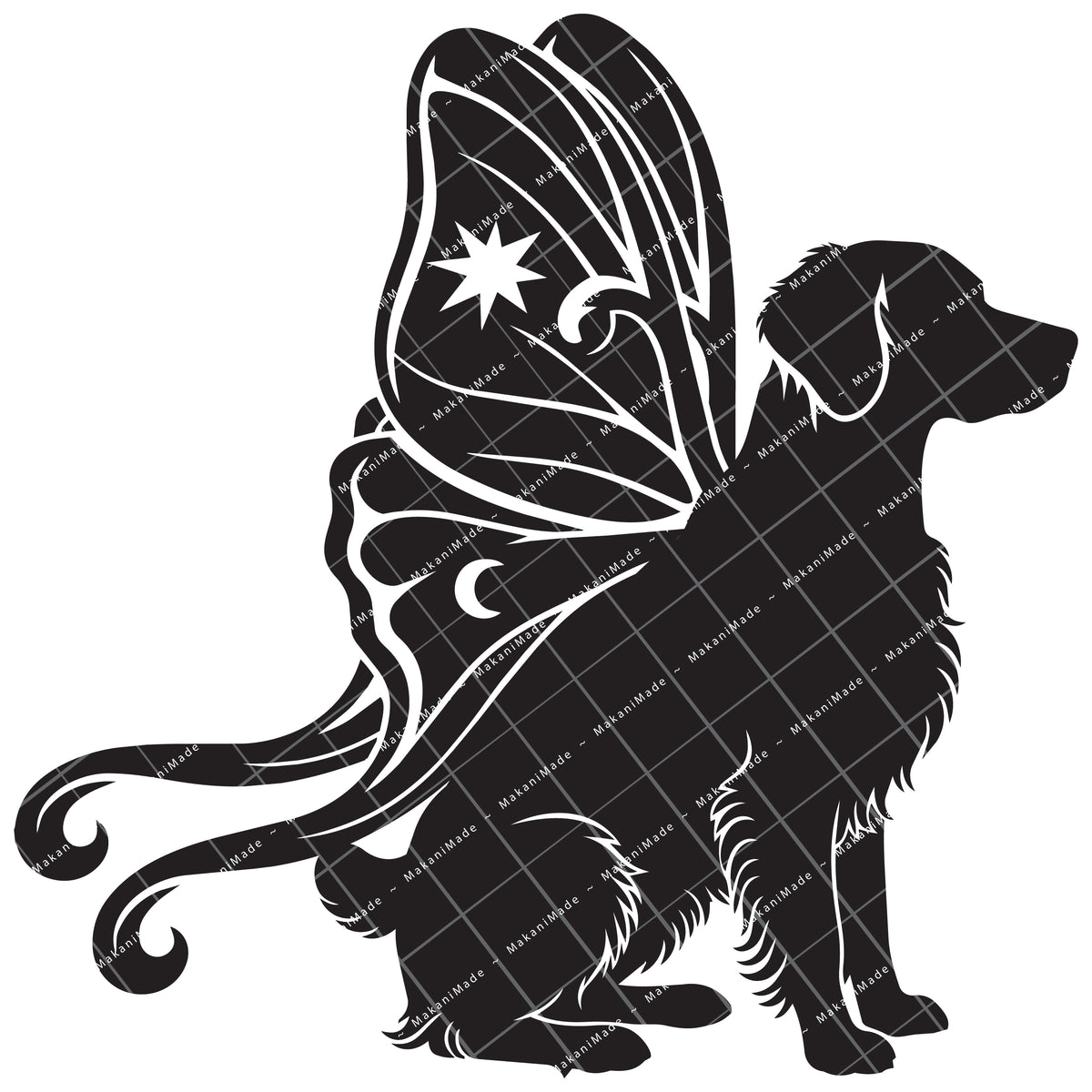 Moth Wing Brittany Decal