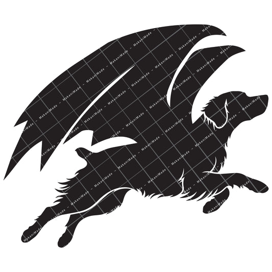 Leaping Dragon Brittany Decal
