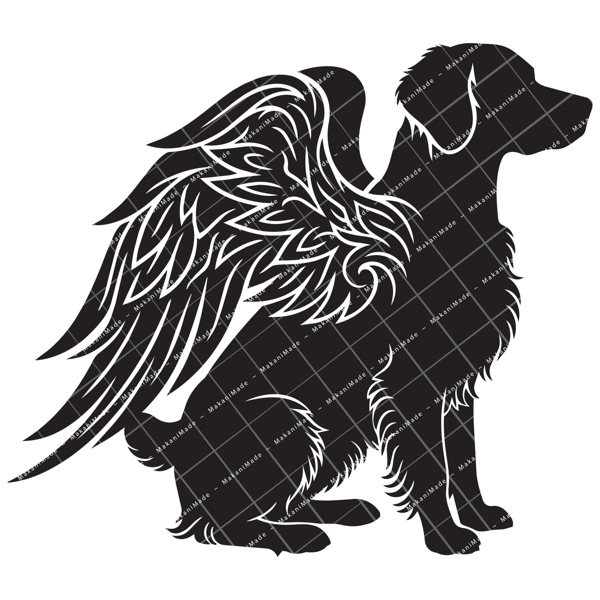 Angel Wing Brittany Decal