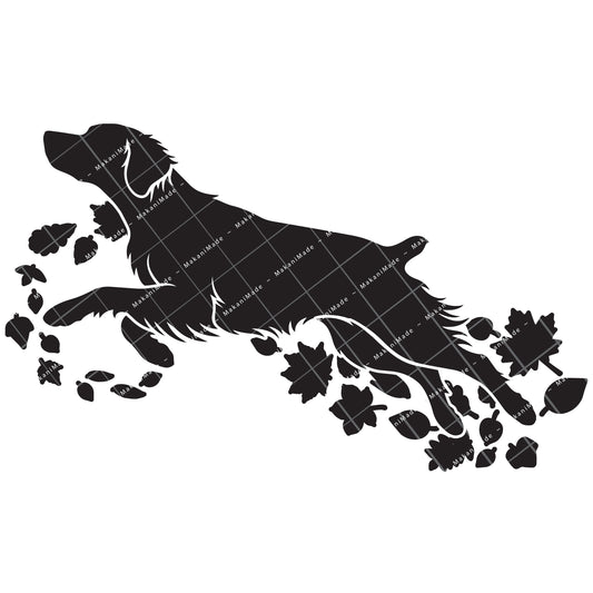 Fall Leaves Brittany Decal