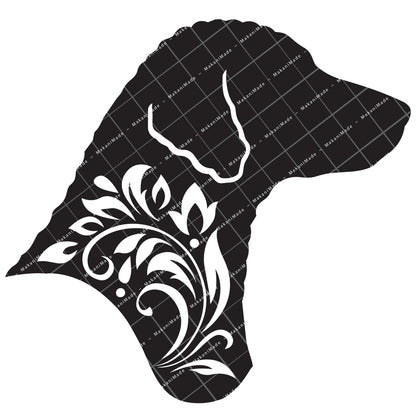 Profile Cutout Curly-coated Retriever Decal