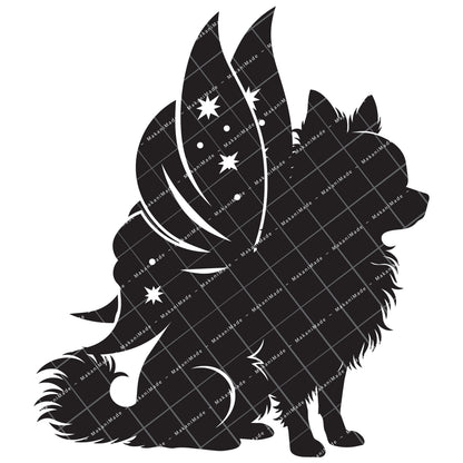 Fairy Wing Chihuahua (Long Hair) Decal
