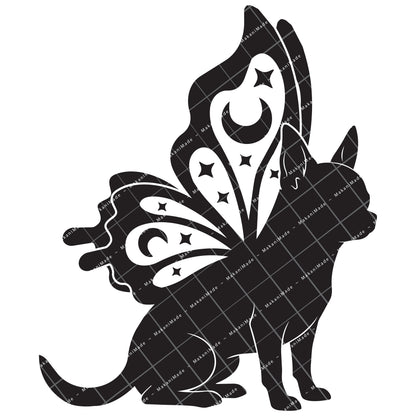 Butterfly Wing Chihuahua (Smooth) Decal