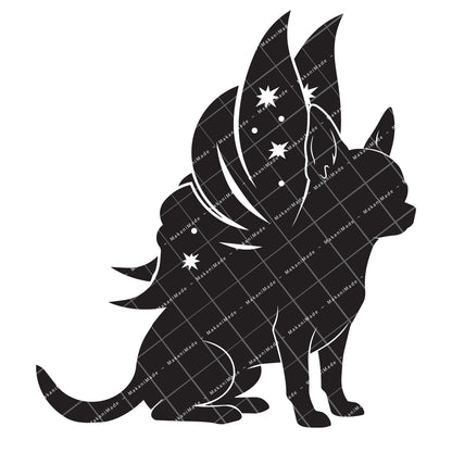 Fairy Wing Chihuahua (Smooth) Decal