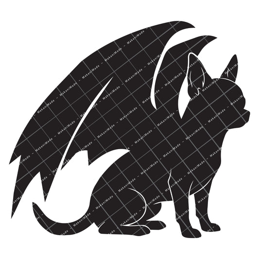 Dragon Wing Chihuahua (Smooth) Decal