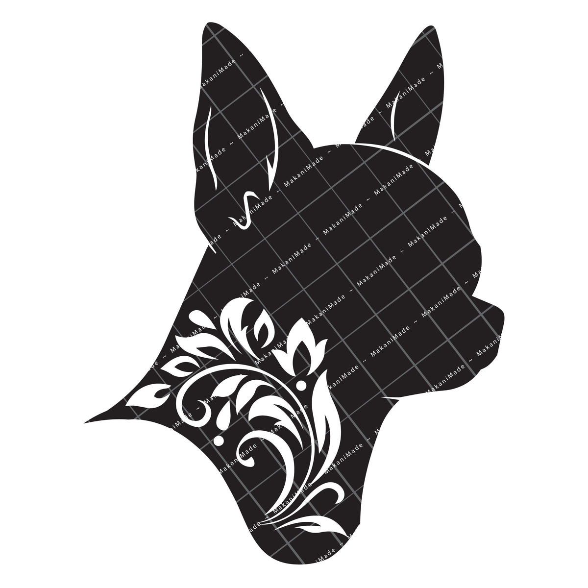 Profile Cutout Chihuahua (Smooth) Decal