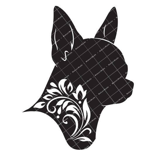 Profile Cutout Chihuahua (Smooth) Decal