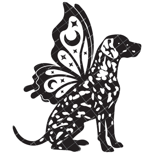 Butterfly Wing Dalmatian Decal