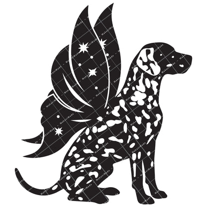 Fairy Wing Dalmatian Decal
